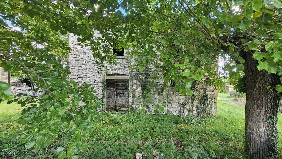Autentična istarska stancija s dvije kamene kuće i pogledom na prirodu – blizina Grožnjana