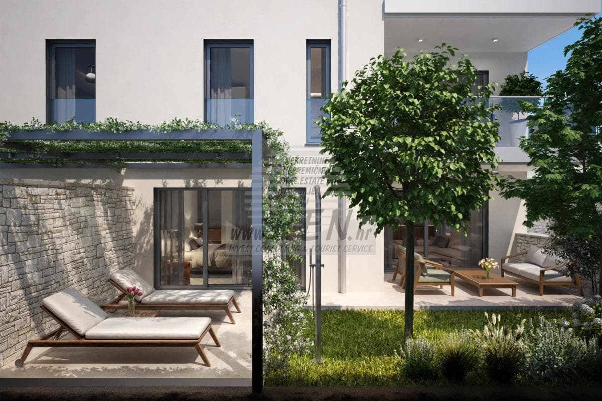 Moderne Gartenwohnung in Strandnähe