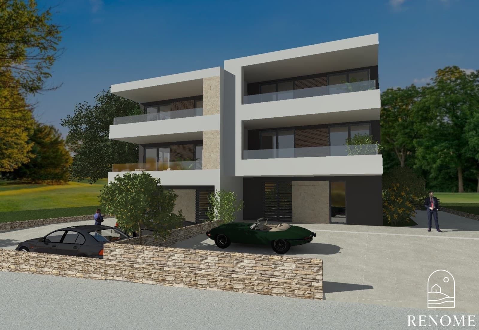 DREI-ZIMMER-WOHNUNG IM 1. STOCK, LOVREČICA (B3) (1/5)