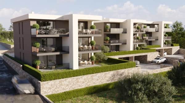 Luxus-Penthouse mit XXL-Dachterrasse in Umag – Meerblick direkt