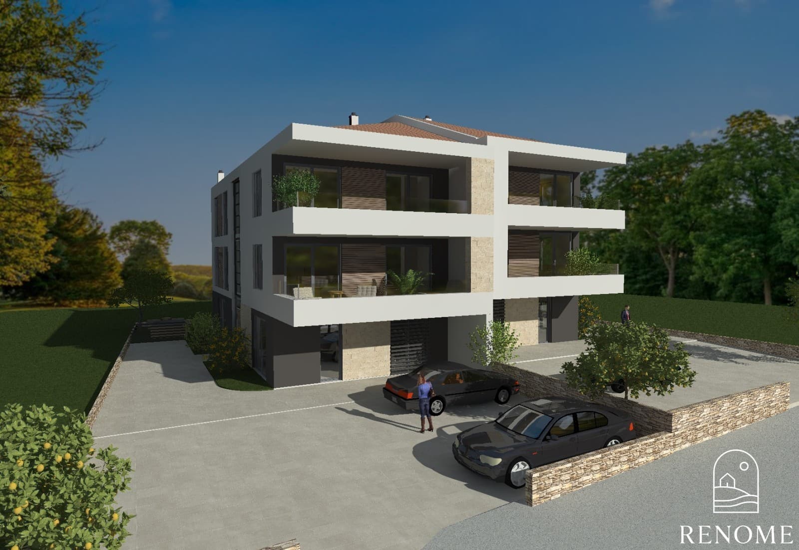 DREIZIMMERWOHNUNG IM 2. STOCK, LOVRECICA (A4)