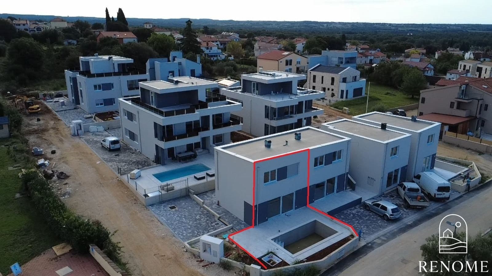 Modernes Reihenhaus mit Swimmingpool, Vabriga (1/6)